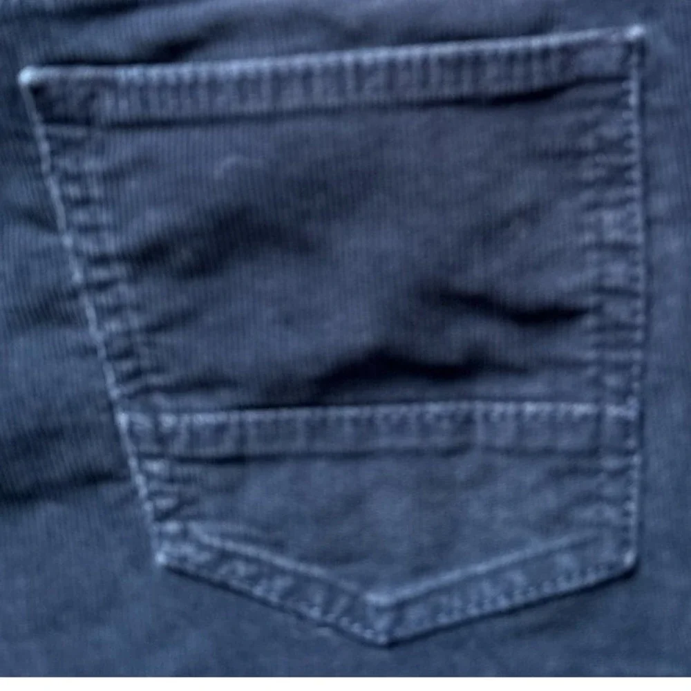 Jack Victor Mens Jimmy Slim Straight Corduroy Jeans Navy Blue Mens Pants 34 x 33 - Picture 5 of 6
